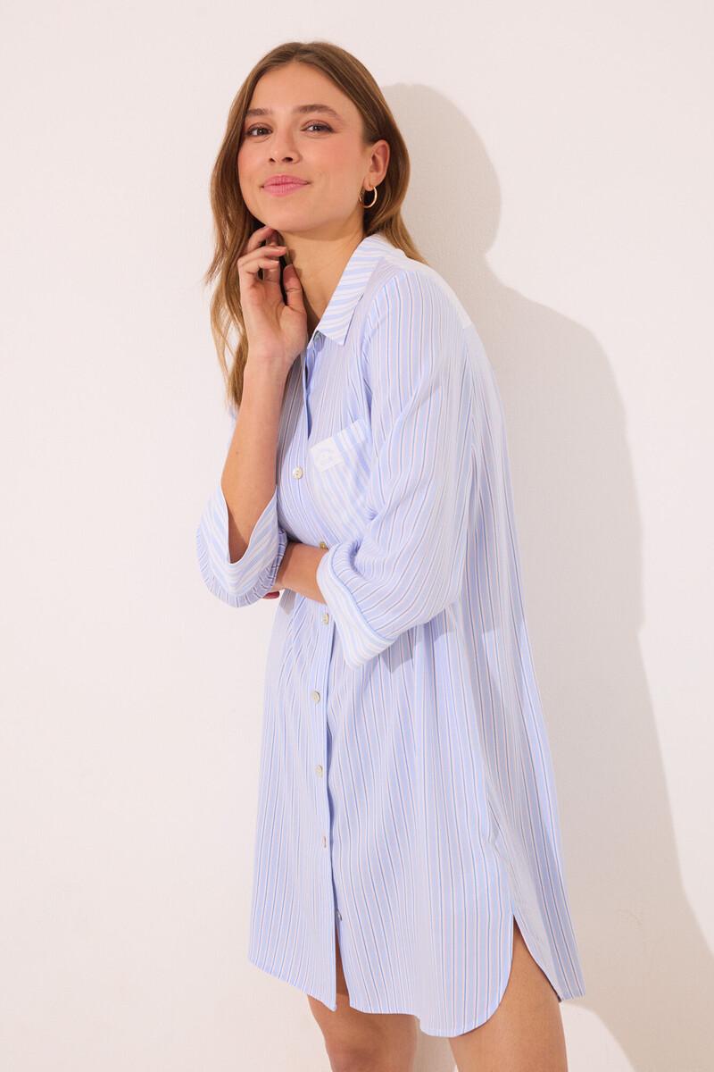 women'secret Camisola corta viscosa rayas