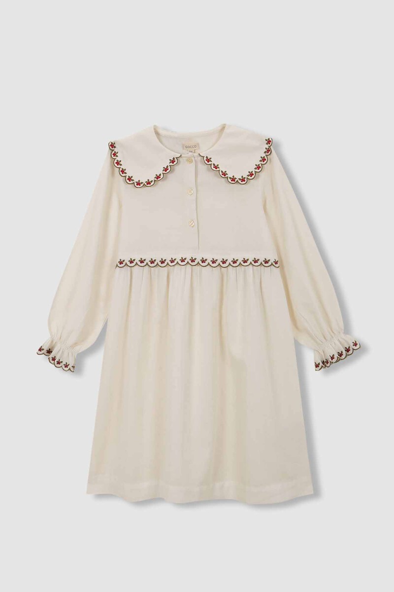 women'secret Camisón con bordados crudo