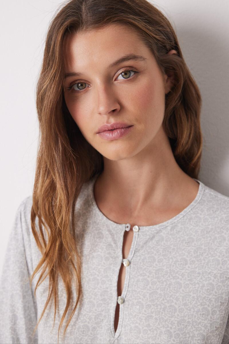 Women'secret Camisón Corto 100% Algodón Paisley