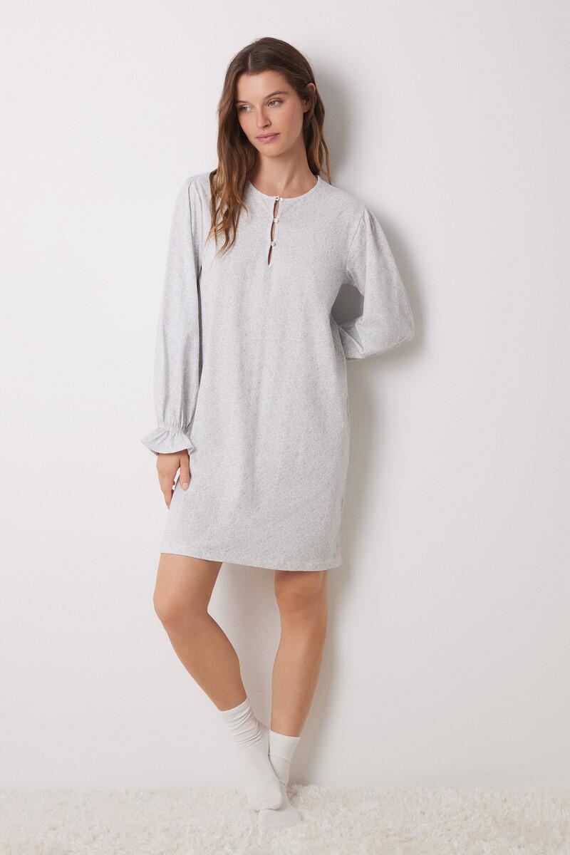 Women'secret Camisón Corto 100% Algodón Paisley