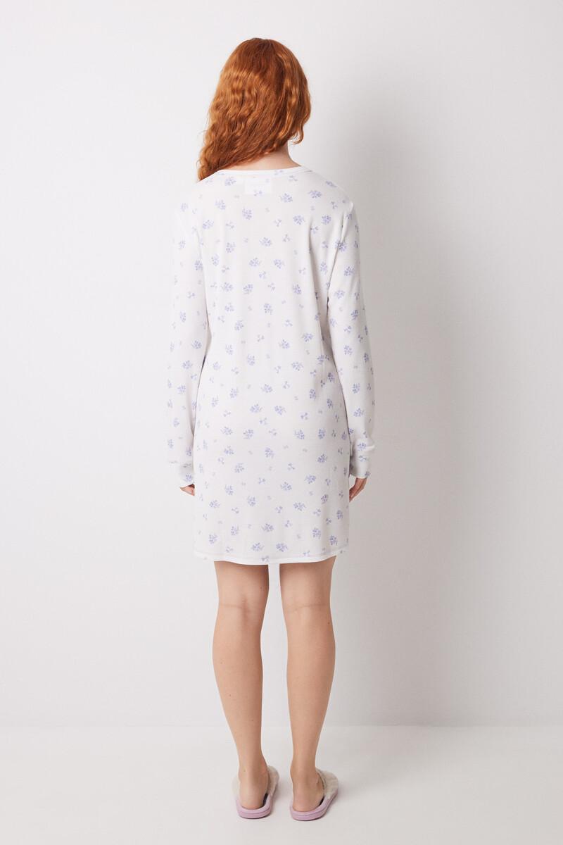 Women'secret Camisón Corto Waffle Blanco Miffy