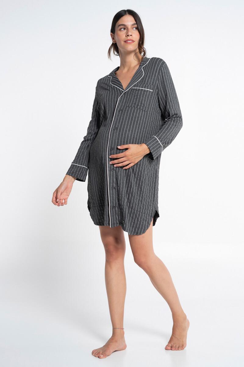 women'secret Camisón largo lactancia rayas