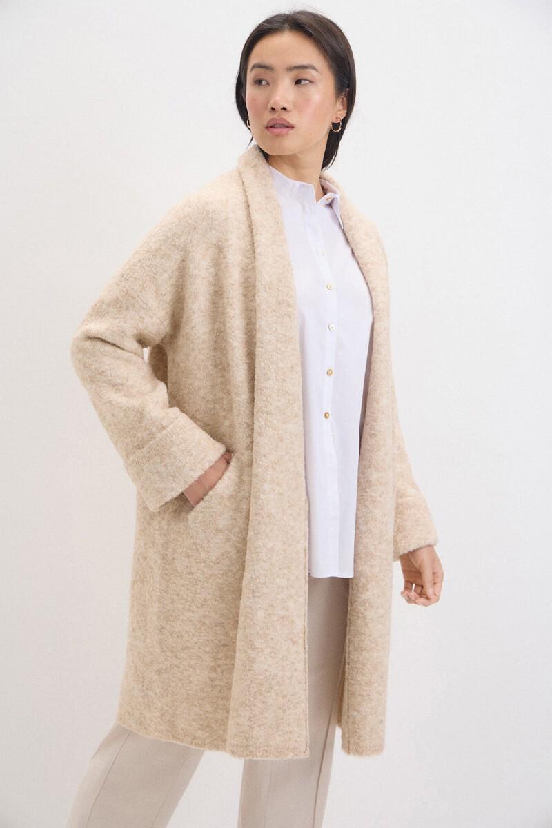 women'secret Cardigan abrigo bouclé