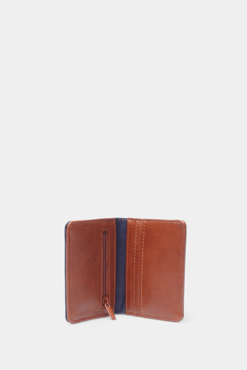 Women'secret Cartera Slim Efecto Piel Bicolor