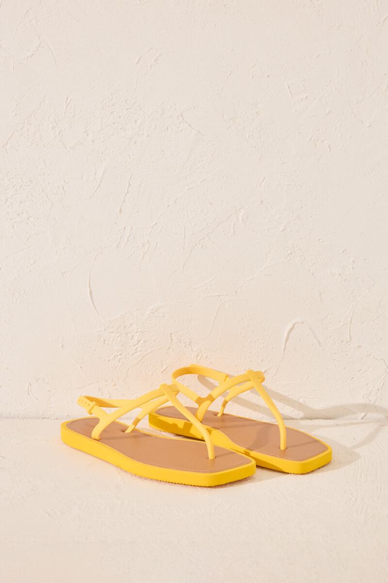 Women'secret Chanclas Entrelazadas Punta Cuadrada