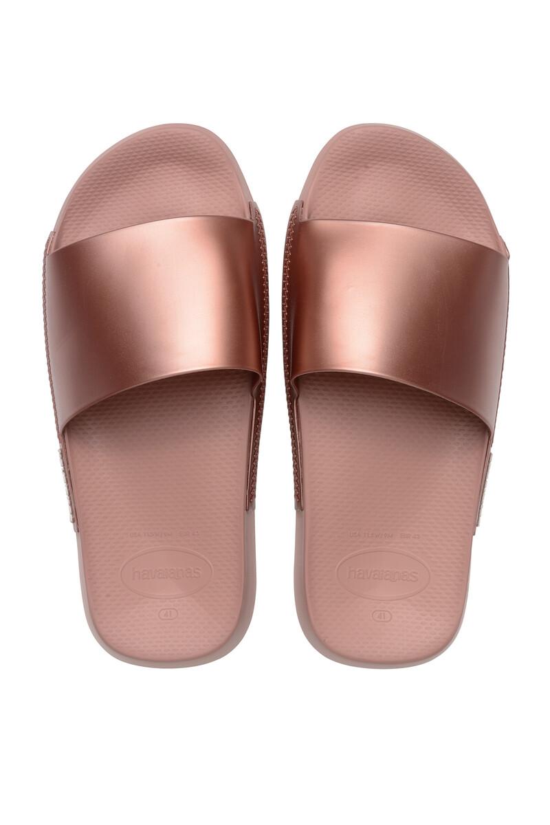Women'secret Chanclas Hav. Slide Classic Metallic
