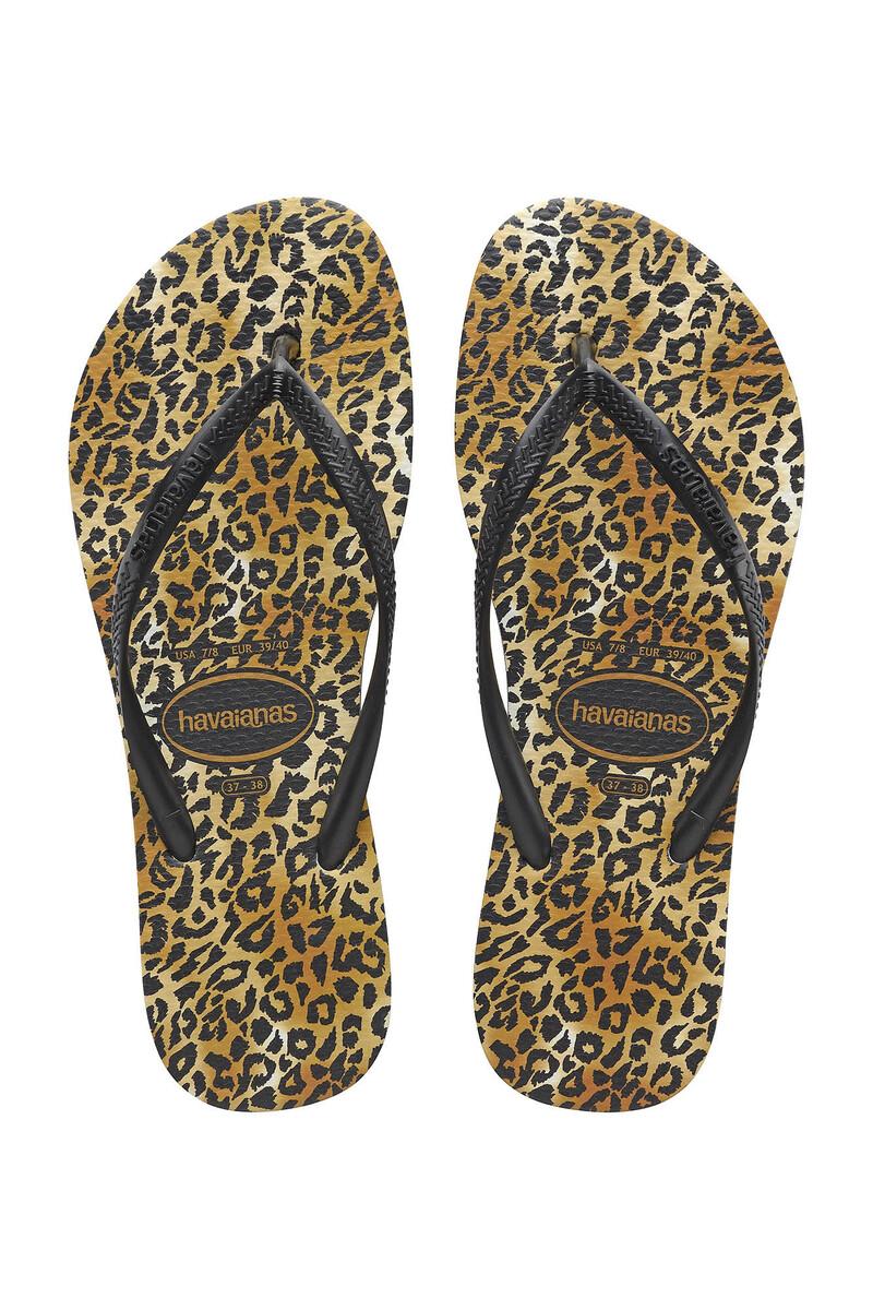 women'secret Chanclas Slim Leopard