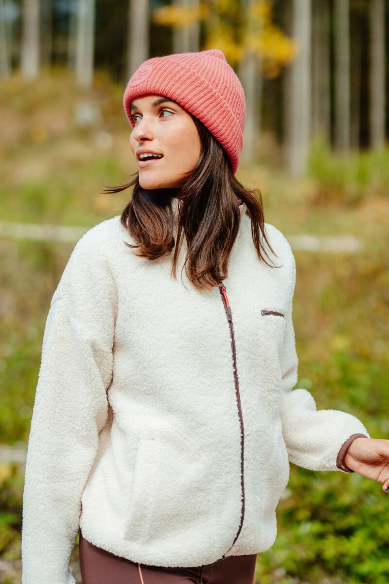 women'secret Chaqueta borreguito beige