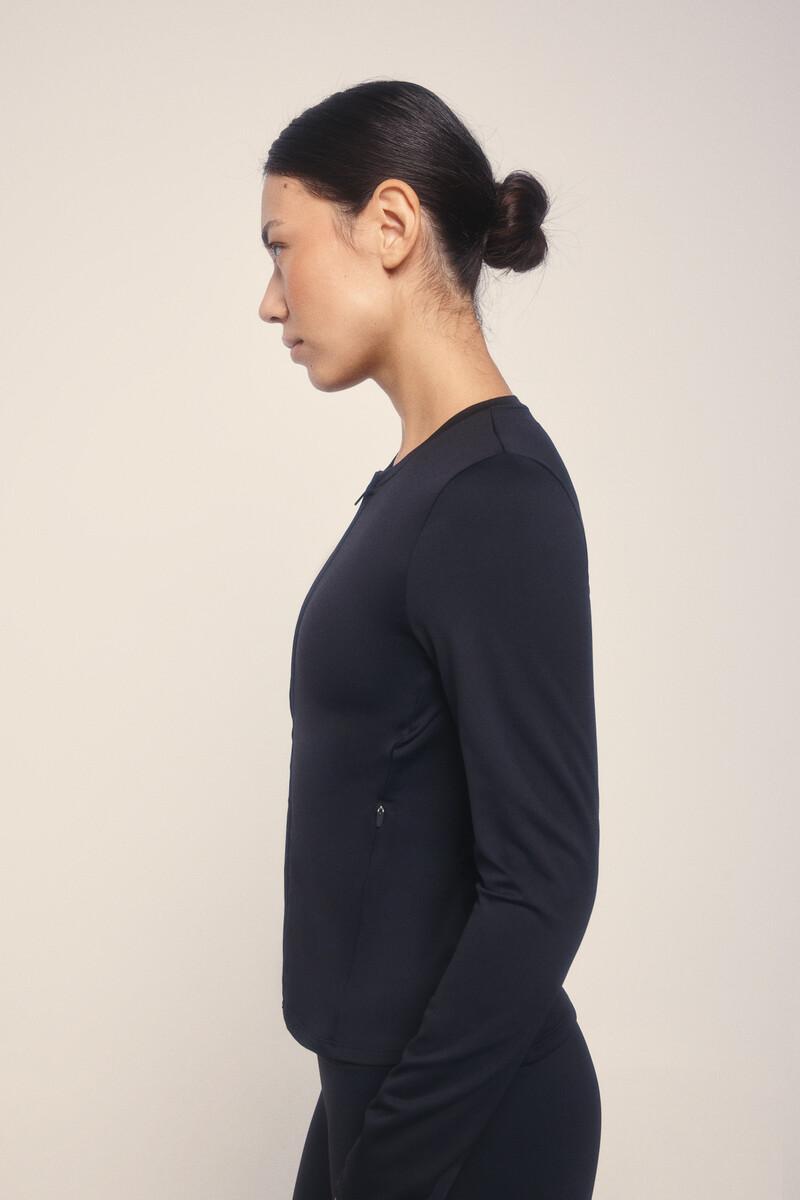 Women'secret Chaqueta Entallada Cremallera Negro