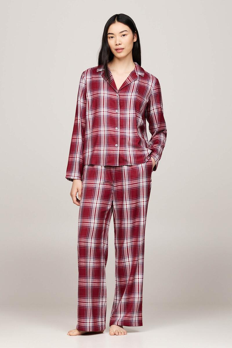 women'secret Conjunto camisero de pijama cuadros