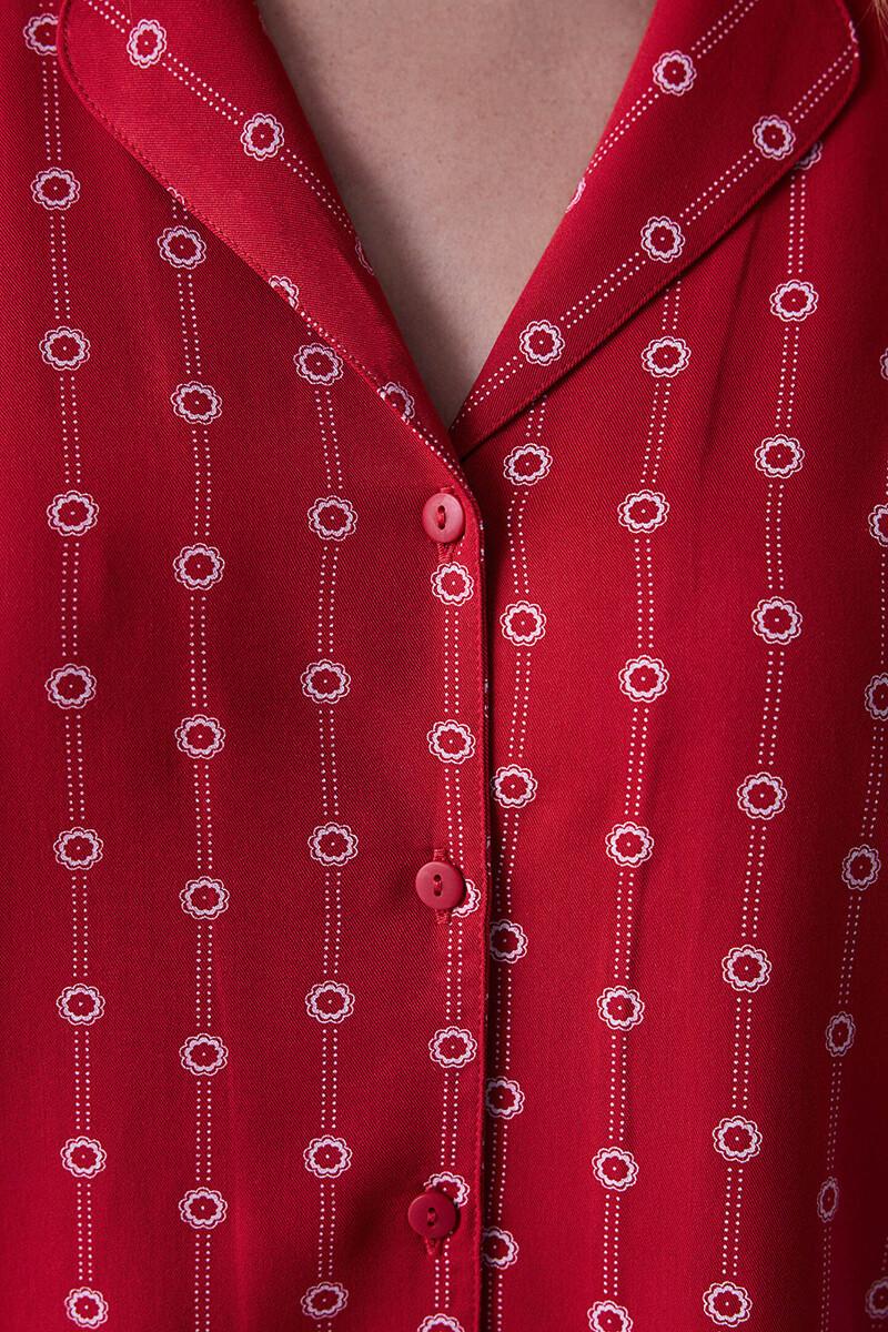 Women'secret Conjunto De Pijama Camisero Largo