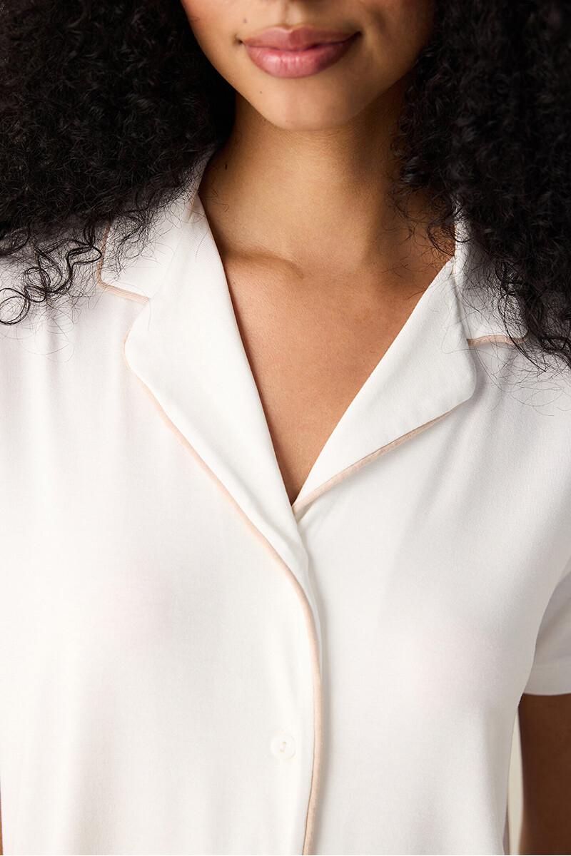 Women'secret Conjunto De Pijama Camisero Largo