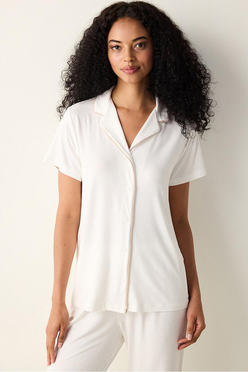 Women'secret Conjunto De Pijama Camisero Largo