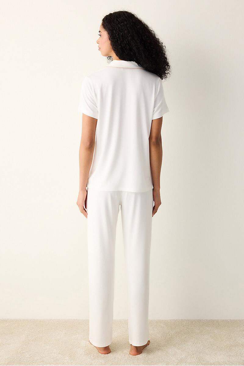 Women'secret Conjunto De Pijama Camisero Largo