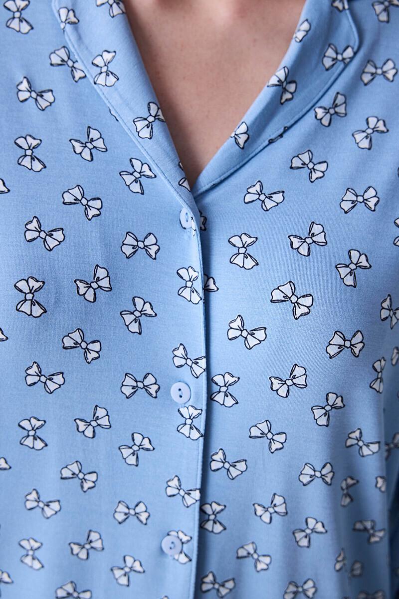 Women'secret Conjunto De Pijama Camisero Largo