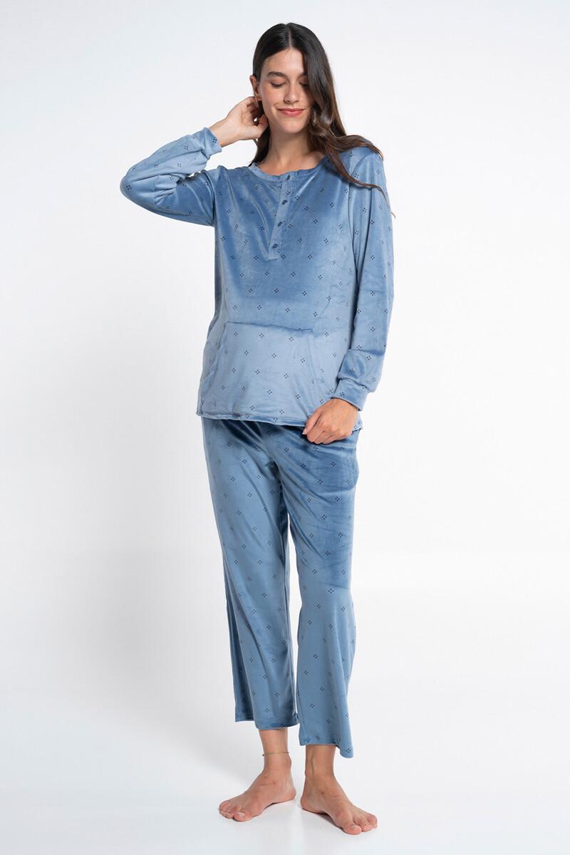 women'secret Conjunto pijama terciopelo estampado