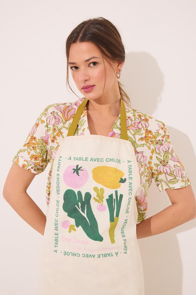 Women'secret Delantal Algodón Print " Vegetales"