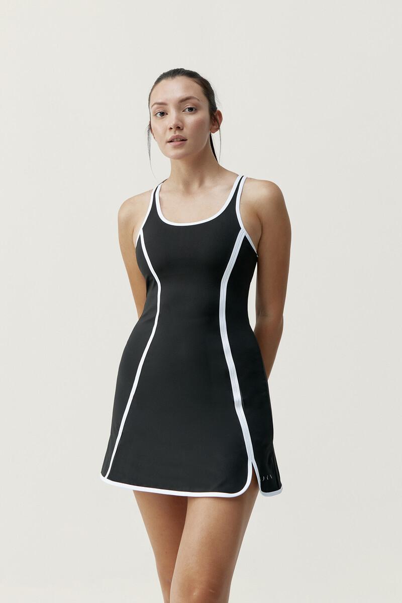 women'secret Dress Laver Black/Off White