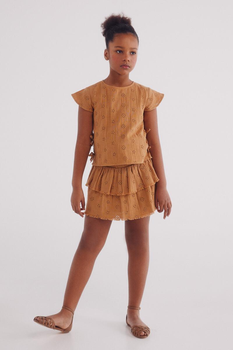 Women'secret Falda Bordado Suizo Niña