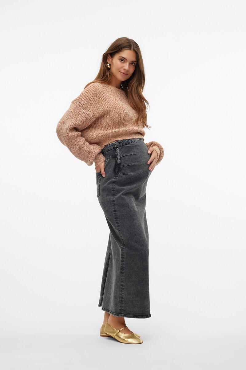 women'secret Falda larga vaquera maternity