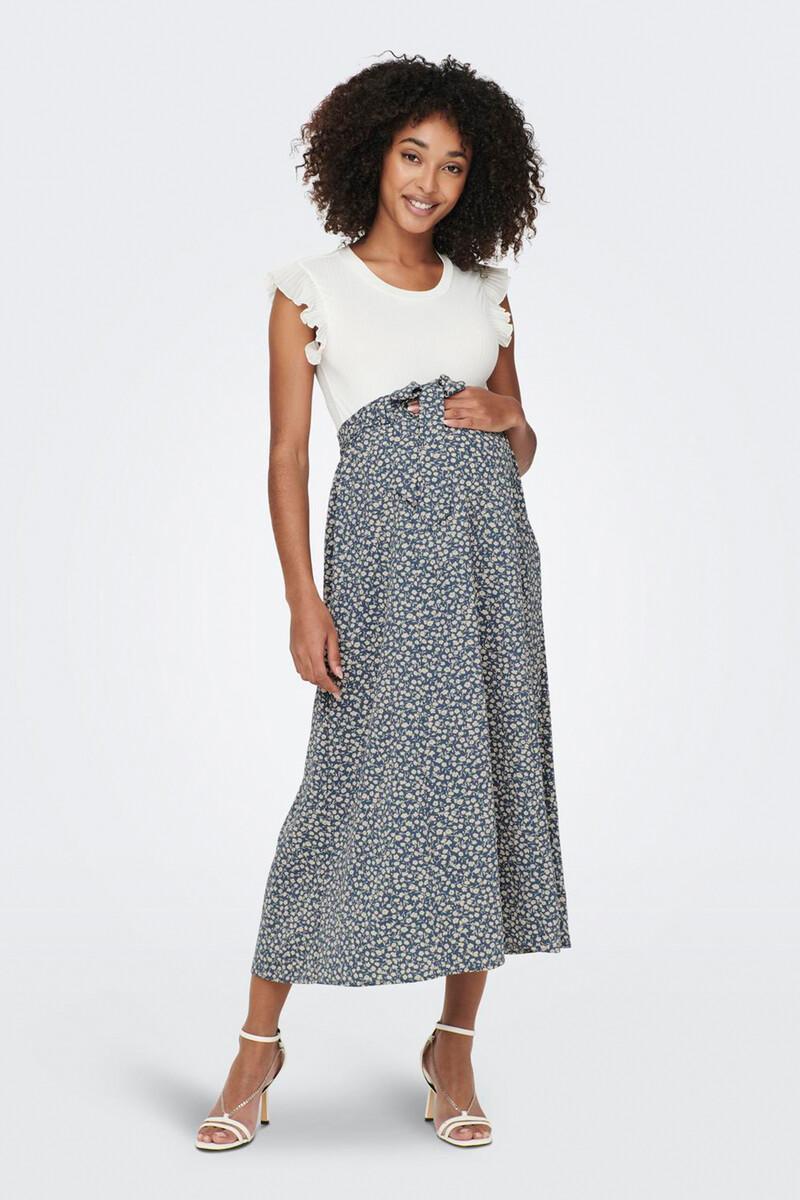 women'secret Falda midi estampado floral premamá
