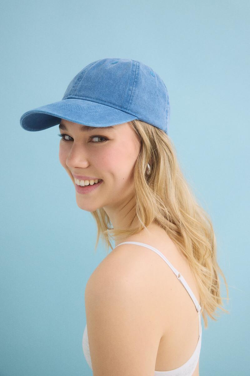 women'secret Gorra algodón ajustable azul