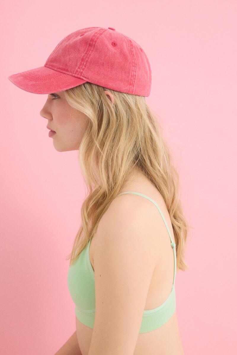 Women'secret Gorra Algodón Ajustable Rosa