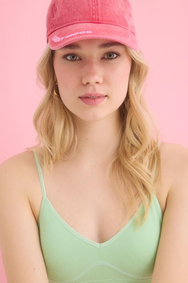 women'secret Gorra algodón ajustable rosa