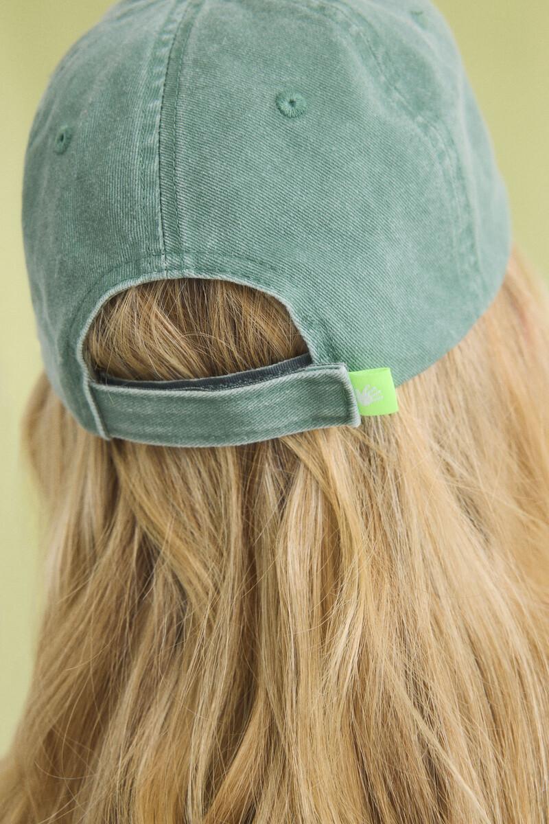 Women'secret Gorra Algodón Ajustable Verde
