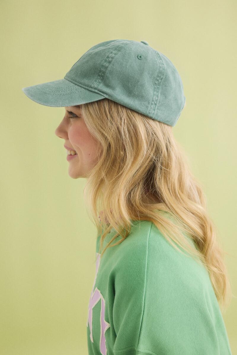 Women'secret Gorra Algodón Ajustable Verde