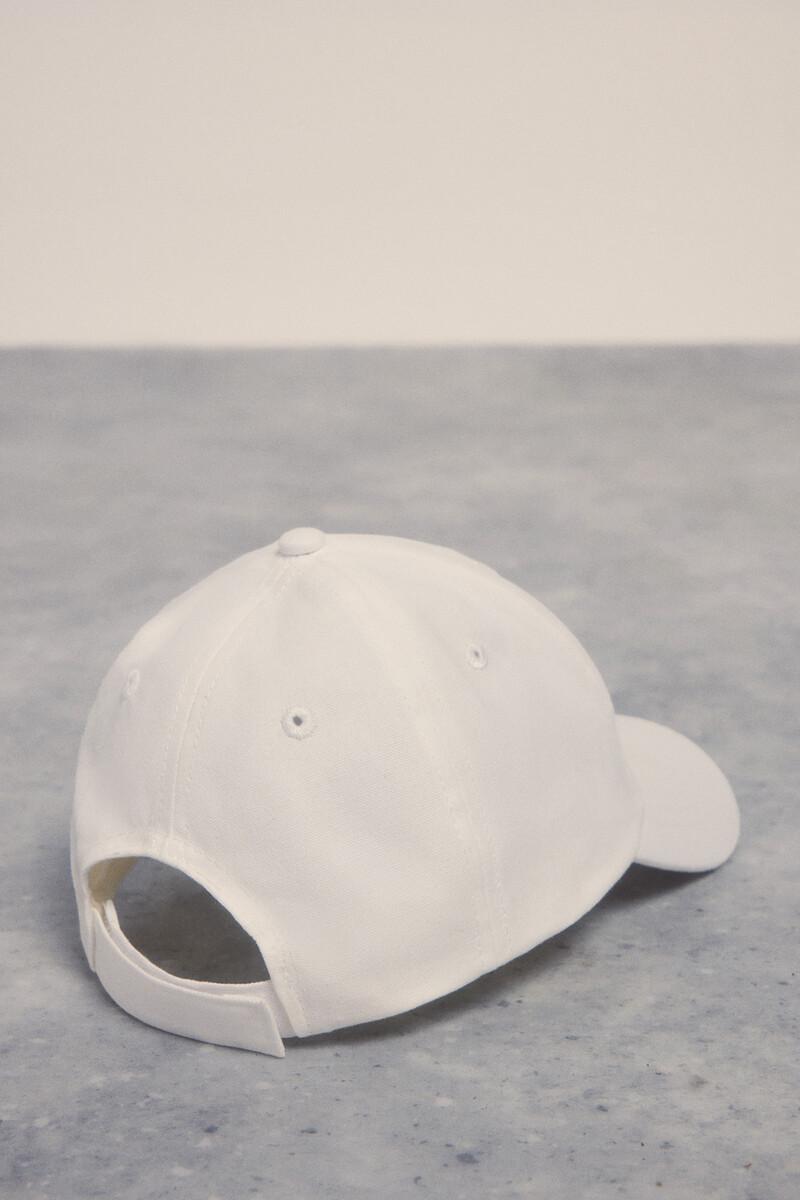 Women'secret Gorra Blanca Algodón Logo