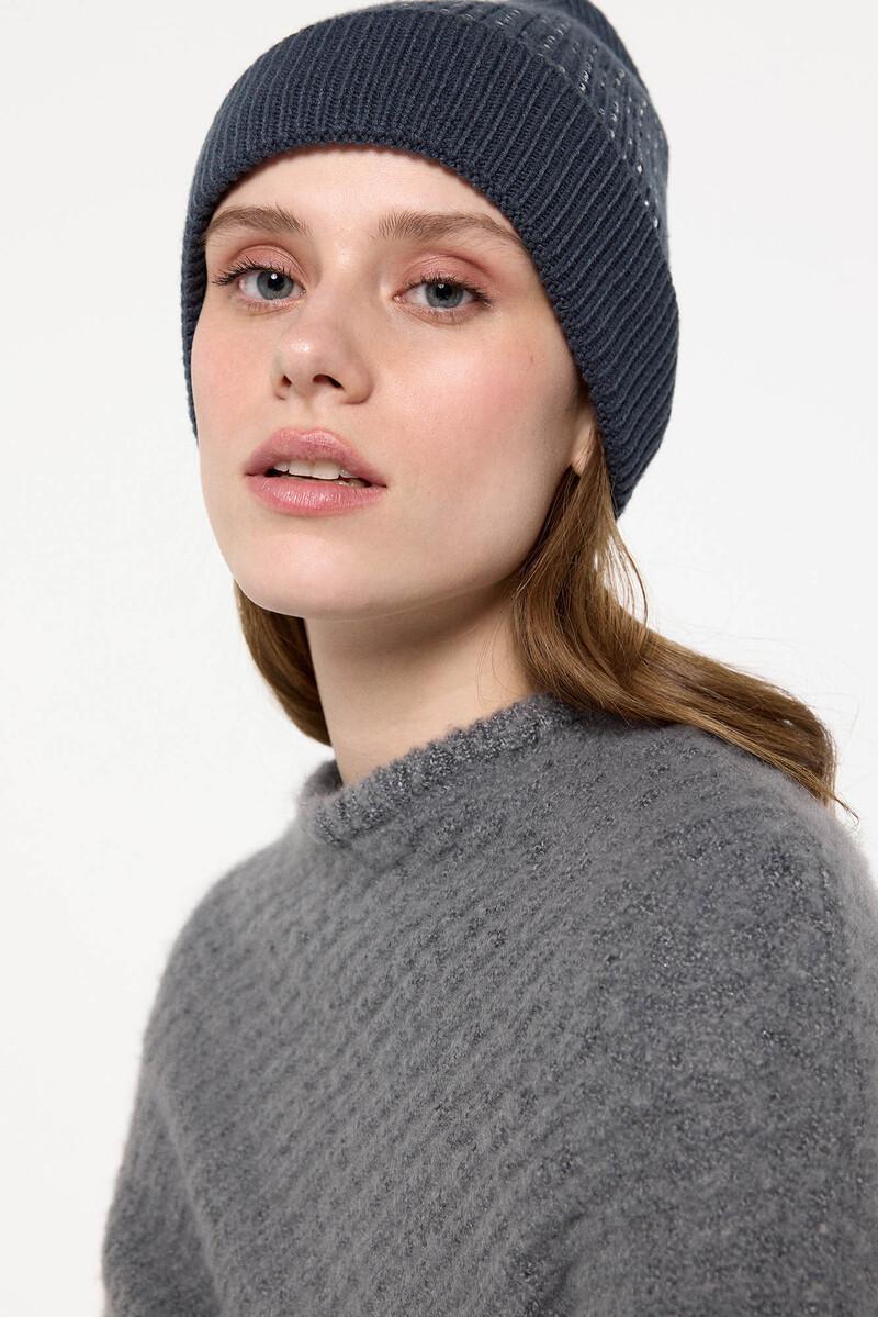 Women'secret Gorro Beanie De Punto Con Strass