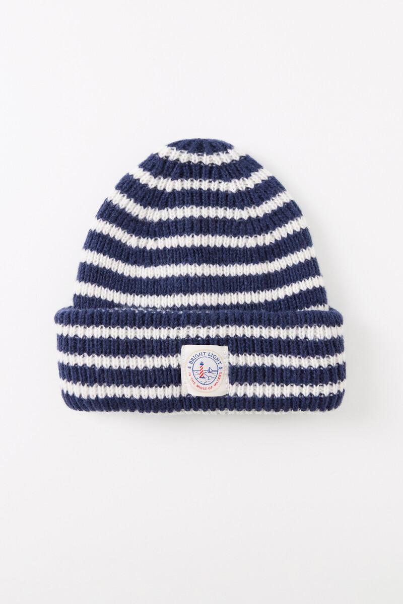Women'secret Gorro Tipo Beanie Rayas Navy