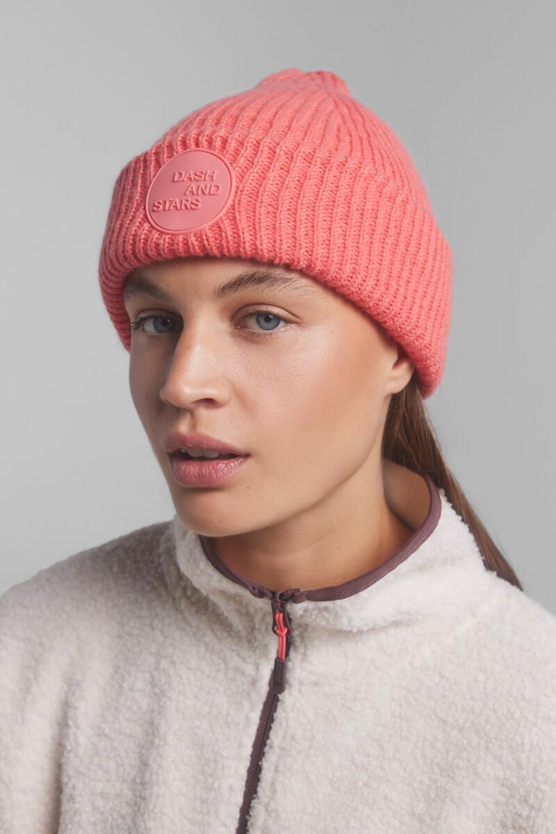 Women'secret Gorro Tricot Logo Coral