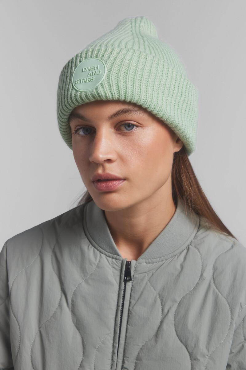 Women'secret Gorro Tricot Logo Verde