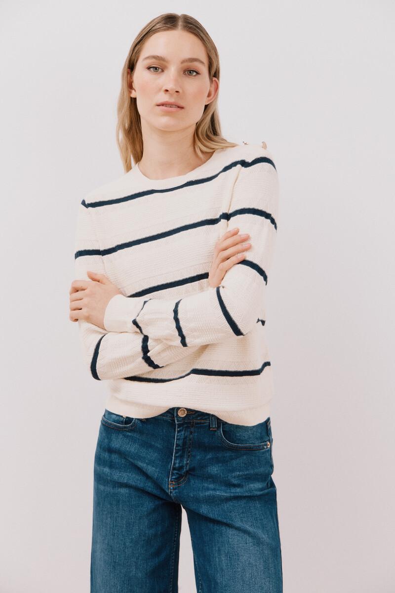 Women'secret Jersey Bicolor Botones