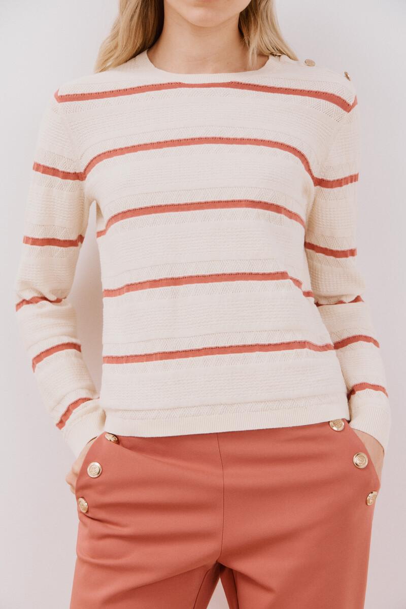 Women'secret Jersey Bicolor Botones