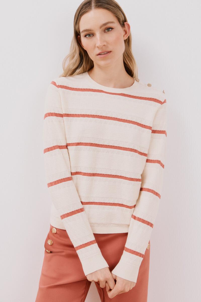 women'secret Jersey bicolor botones