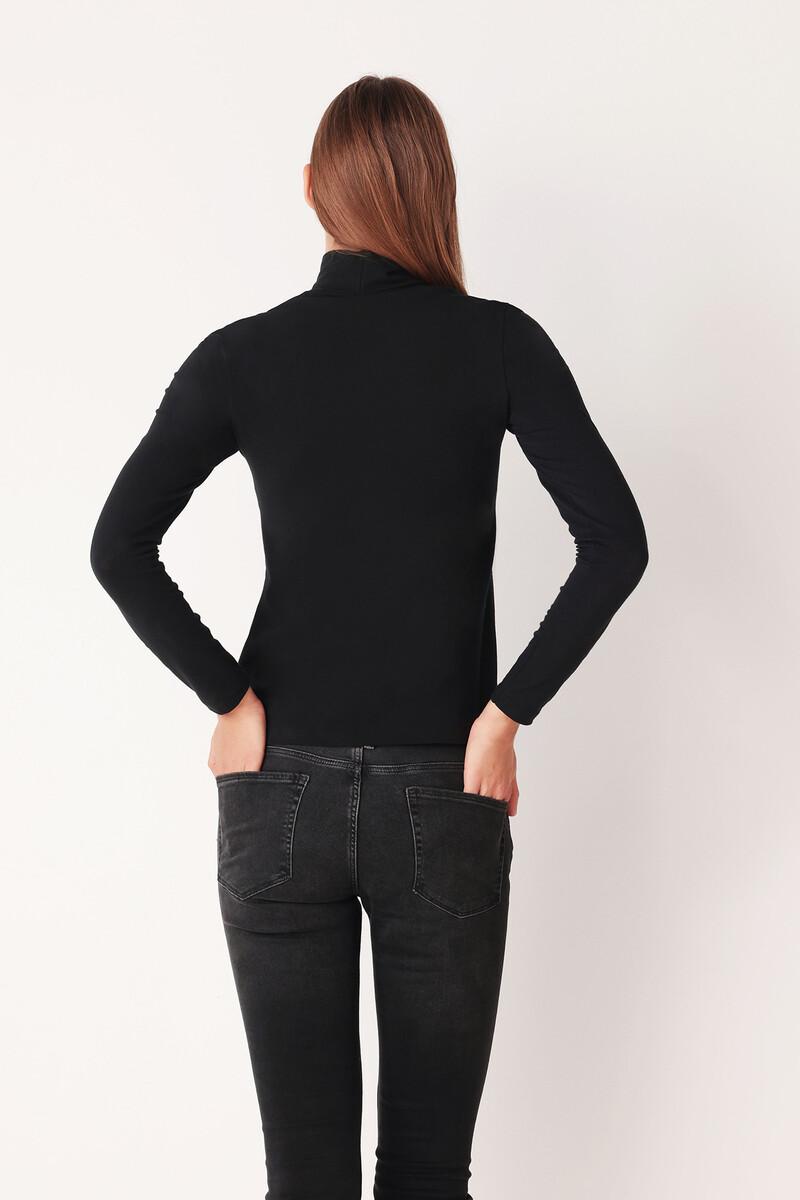 Women'secret Jersey Cuello Alto Negro