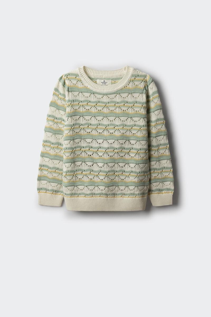women'secret Jersey rayas finas niña