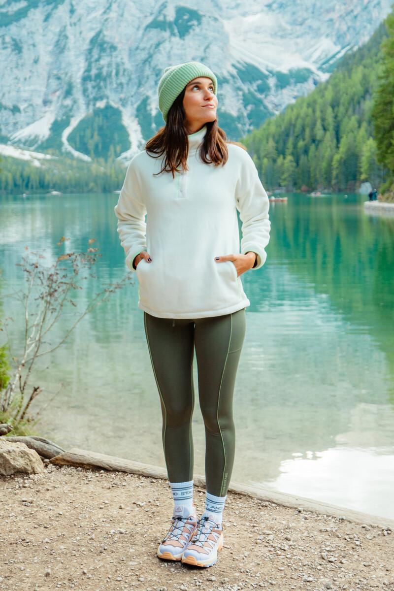 women'secret Jersey tejido polar blanco