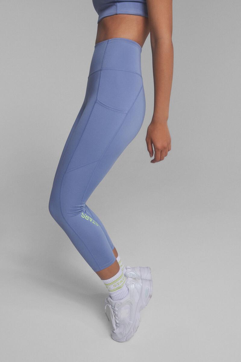 Women'secret Leggings 4D STRETCH Crop Azul