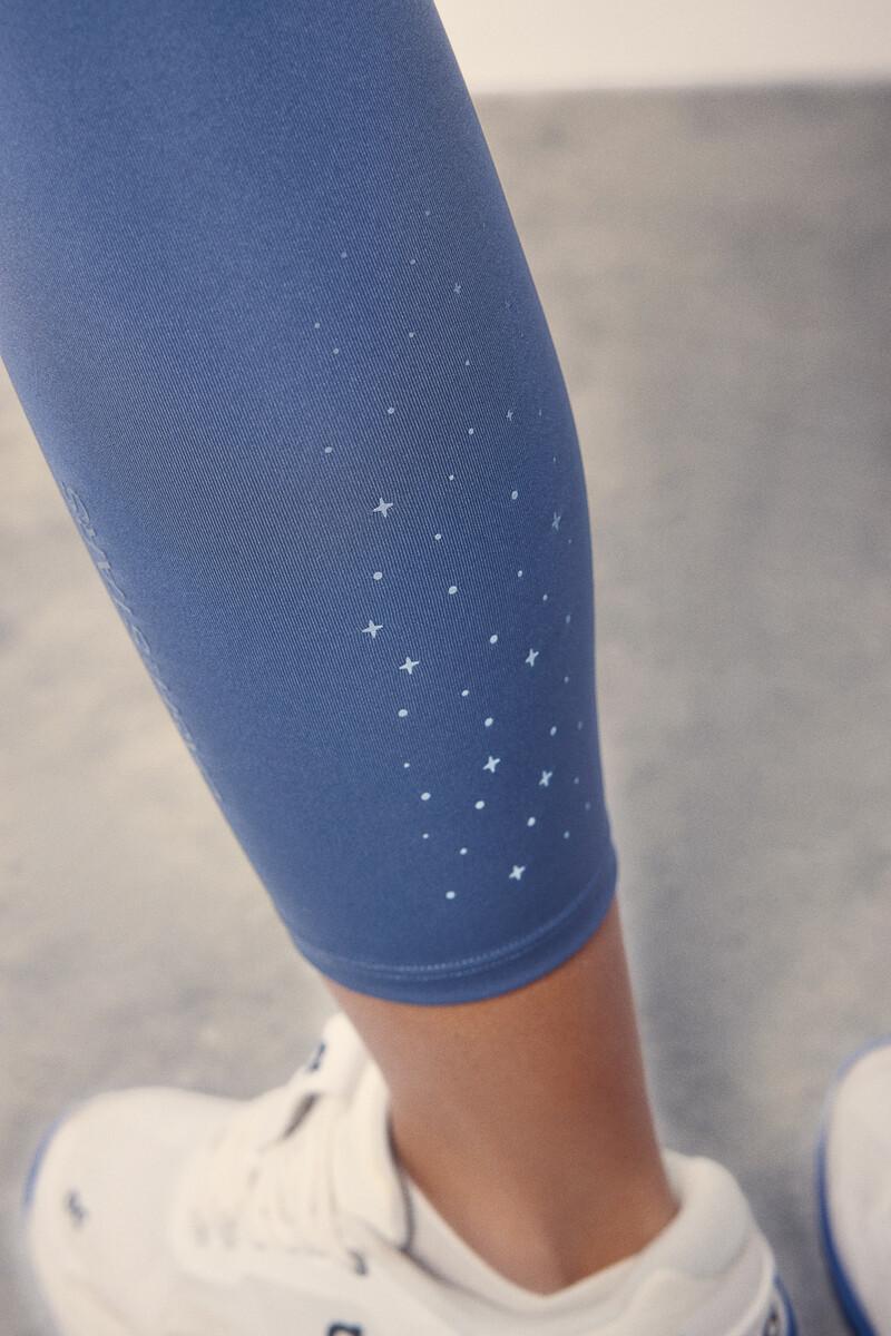 Women'secret Leggings 4D STRETCH Crop Azul