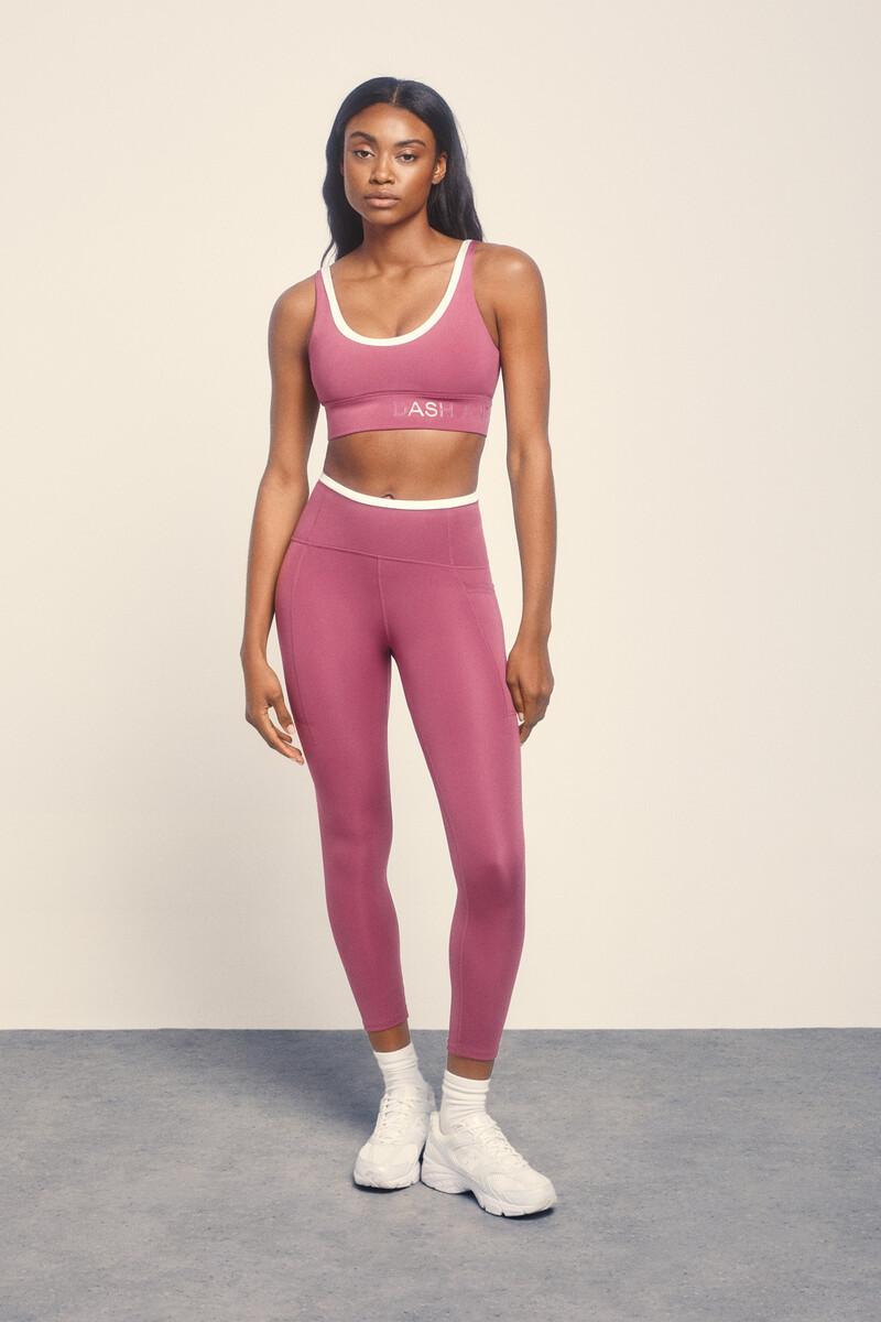 Women'secret Leggings 4D STRETCH Crop Rosa
