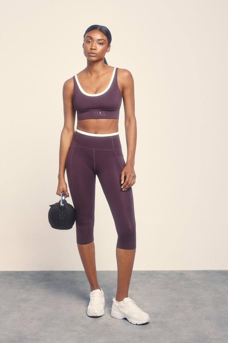 Women'secret Leggings 4D STRETCH Pirata Morado