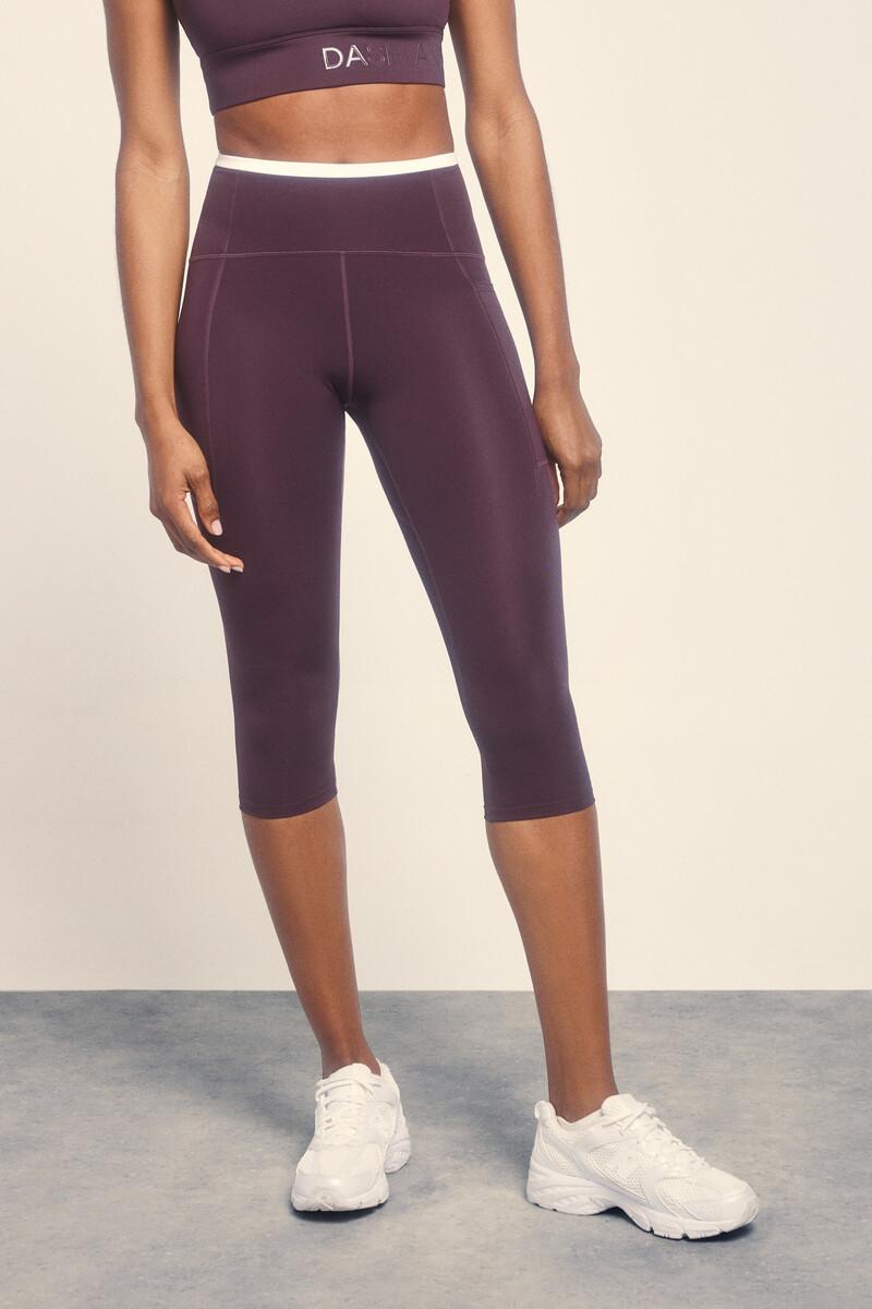 Women'secret Leggings 4D STRETCH Pirata Morado