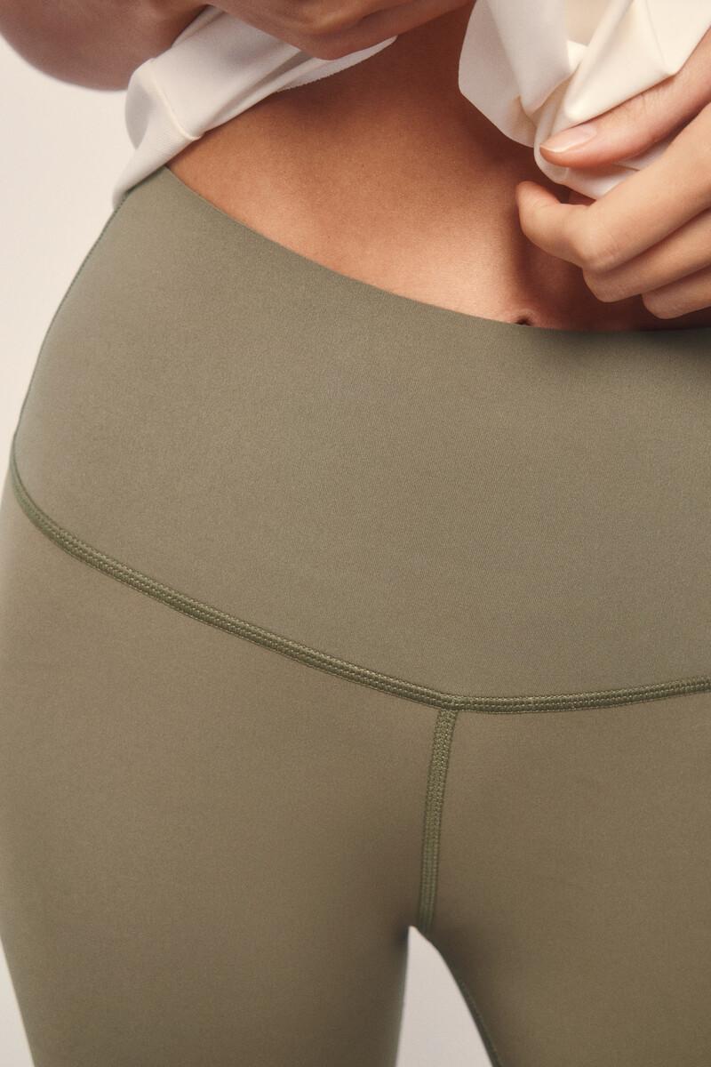 Women'secret Leggings COMPRESSIVE Caqui Logo