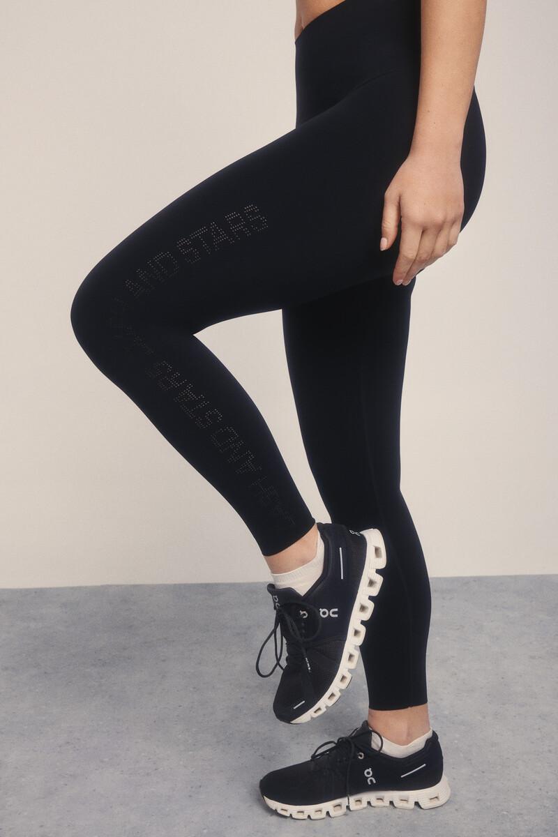 Women'secret Leggings COMPRESSIVE Largo Negro