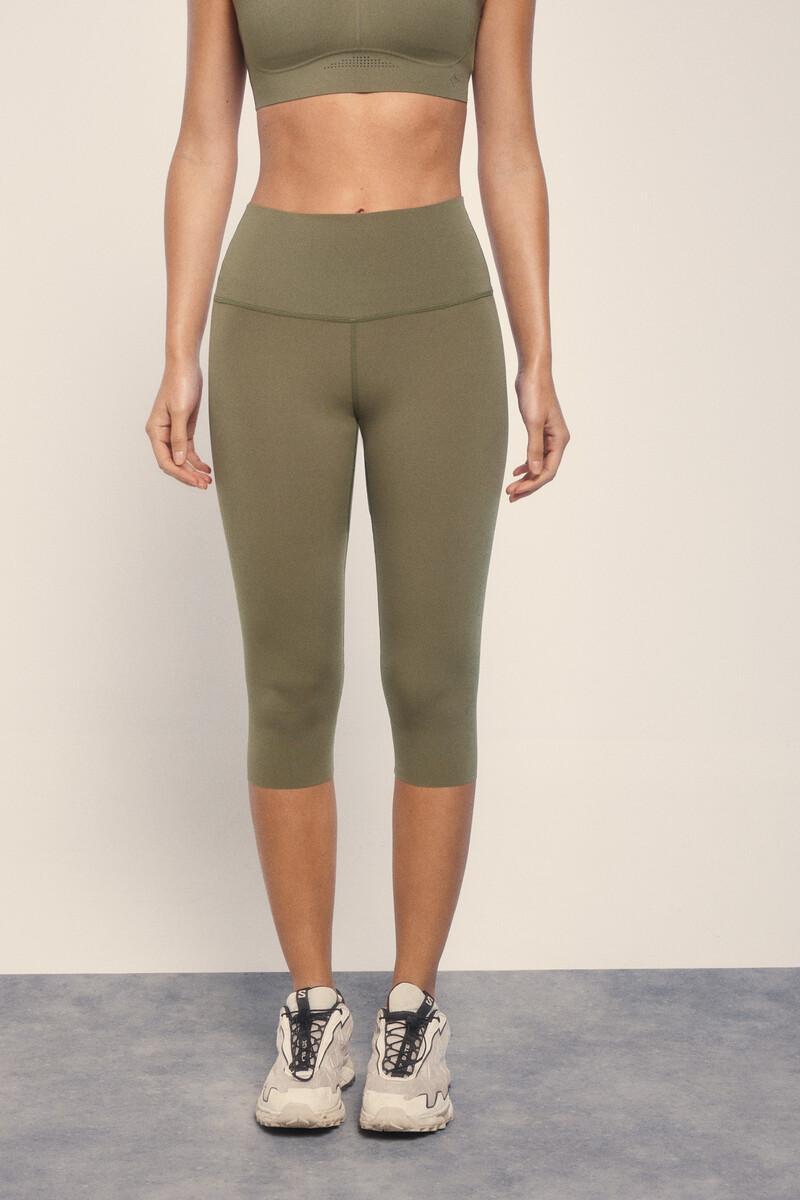 Women'secret Leggings COMPRESSIVE Pirata Caqui