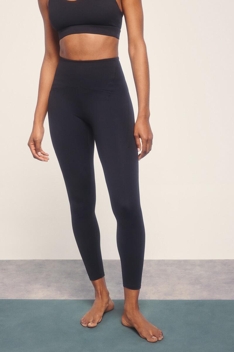 Women'secret Leggings SOFT MOVE Crop Negro